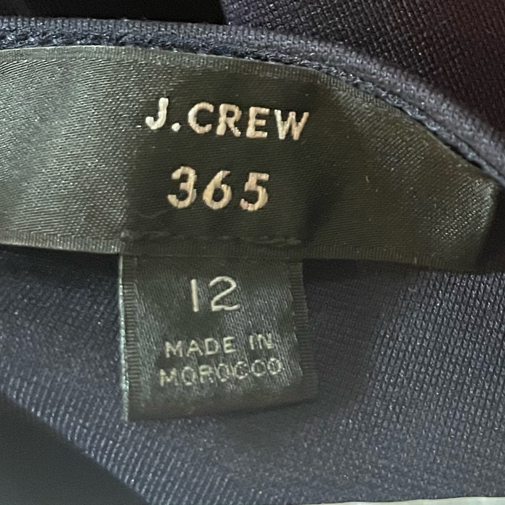 J. Crew V-neck sheath in NAVY size M - Picture 3 of 3